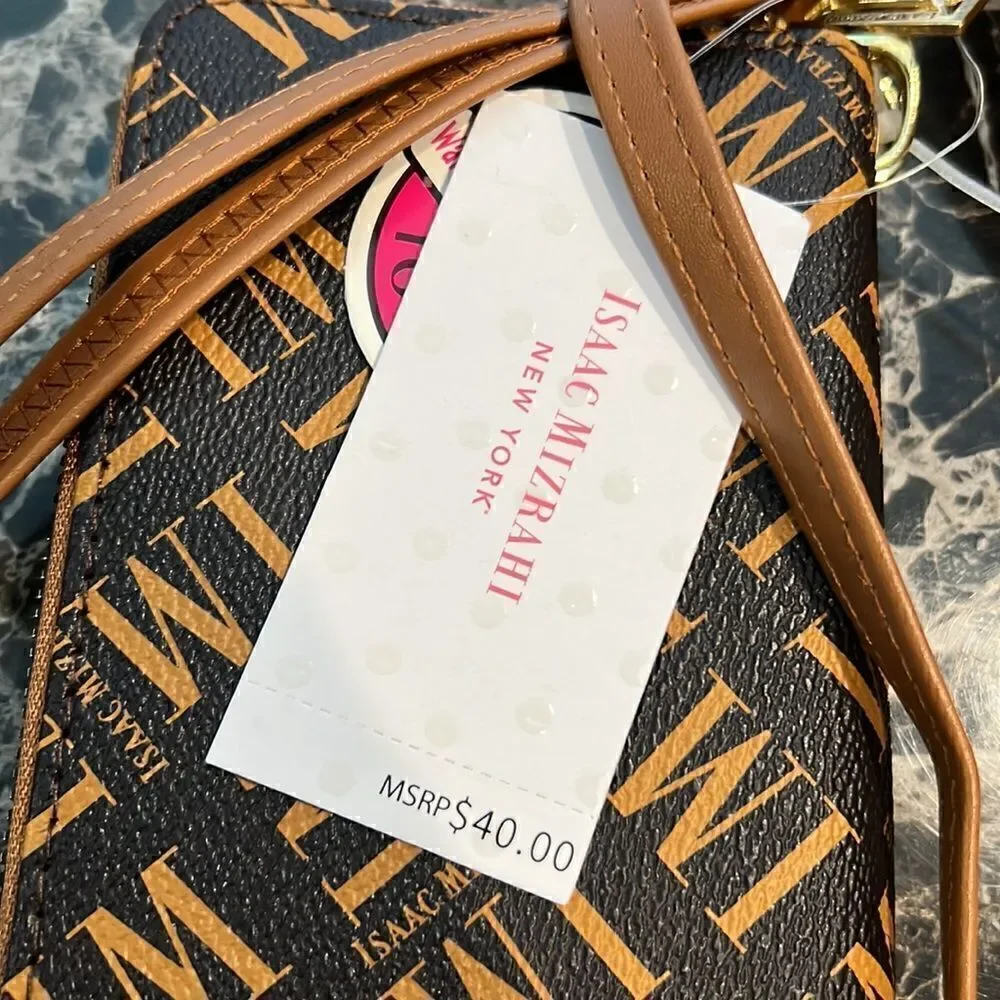 NWT❤️‍🔥3 in 1 Isaac Mizrahi Wristlet, Wallet & Crossbody Multipurpose Strap Bag